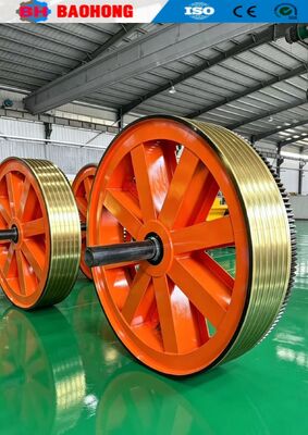 Máy kéo cáp trục bánh kép cho máy bện dây và cáp