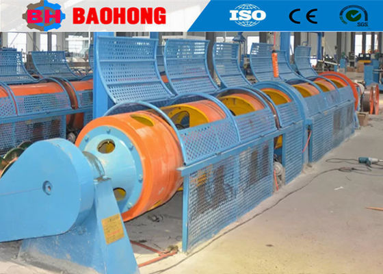 Máy làm dây cáp / dây thép hình ống với phanh khí nén