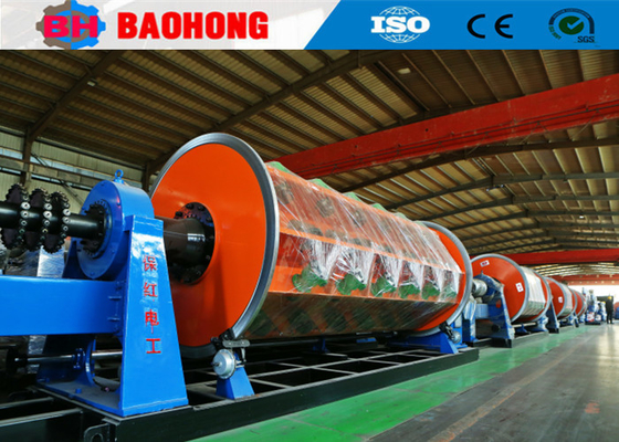 Máy buộc dây khung cứng màu đỏ của đầu bấm cáp điện
