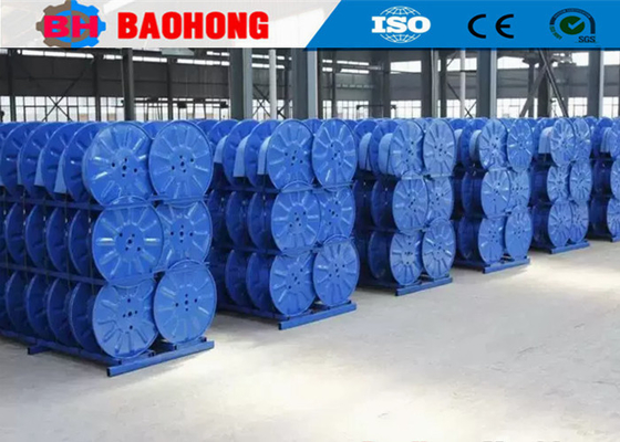 Máy cuộn chỉ cuộn cáp thép sóng cho ống một lớp