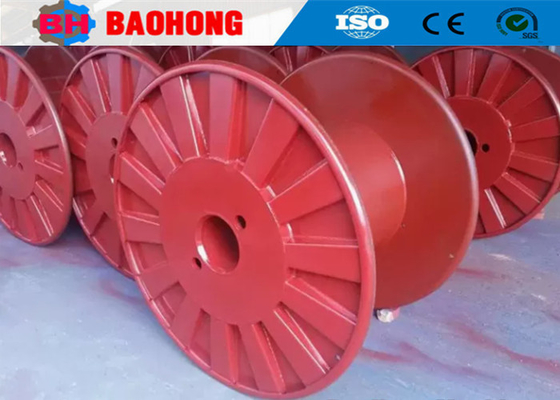 Công nghiệp cáp thép Reel, cáp Spool Reel với đơn tường vành mặt bích