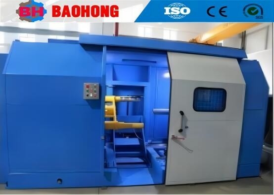 Trung tâm máy cáp xoắn đơn điều khiển PLC / Gói bên 1000 vòng / phút