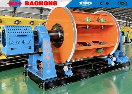 500/630/710 cứng nhắc loại Stranding máy cho dây đồng và cáp