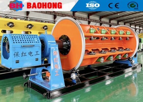 500/630/710 cứng nhắc loại Stranding máy cho dây đồng và cáp