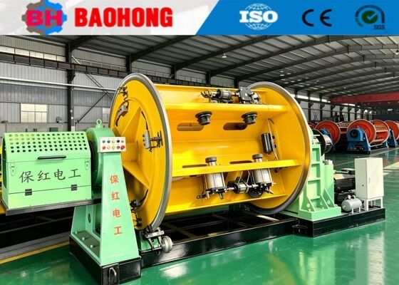 Máy bện loại khung cứng để bện tròn và lõi từng phần của cáp điện