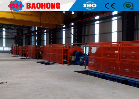 500/630/710 cứng nhắc loại Stranding máy cho dây đồng và cáp