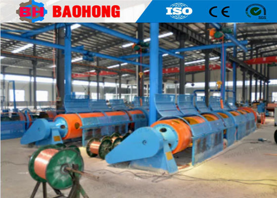 Máy làm dây cáp / dây thép hình ống với phanh khí nén