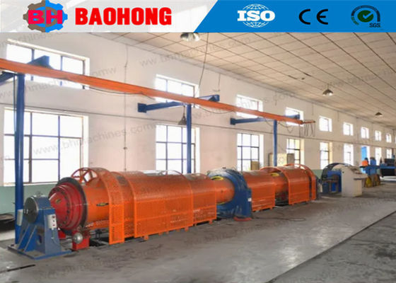 Máy làm dây và cáp loại hình ống với suốt chỉ 500mm