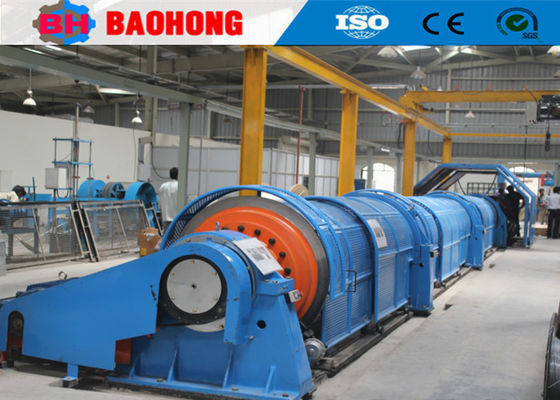 Máy bện loại hình ống 7 dây có xoắn ngược 630 500 400 suốt chỉ