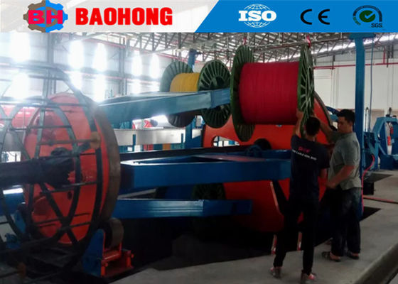 Máy đặt cáp PLC 1800mm Thiết bị làm cáp Bobbins