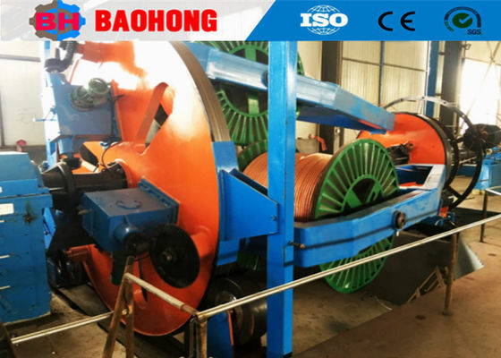 Dây cáp điện Stranding Machine, 1 + 1 + 3 cáp cáp Thiết bị đặt