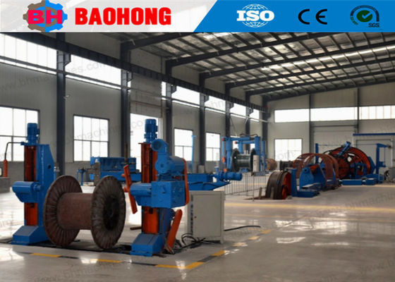 Al Wire Laying Up Machine Thiết bị làm cáp Thiết bị rút lui Xoắn ốc