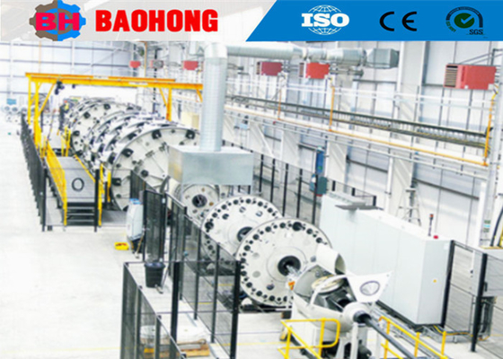 Máy cuộn lưới thép không gỉ 75kw để làm cáp