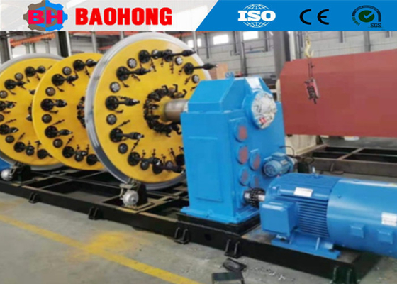 Máy bọc dây cáp lưới thép Dia 4mm để xoắn
